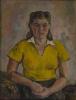 Белоцветов В.Г. Физкультурница (Портрет Аллы Бариновой). 1943
